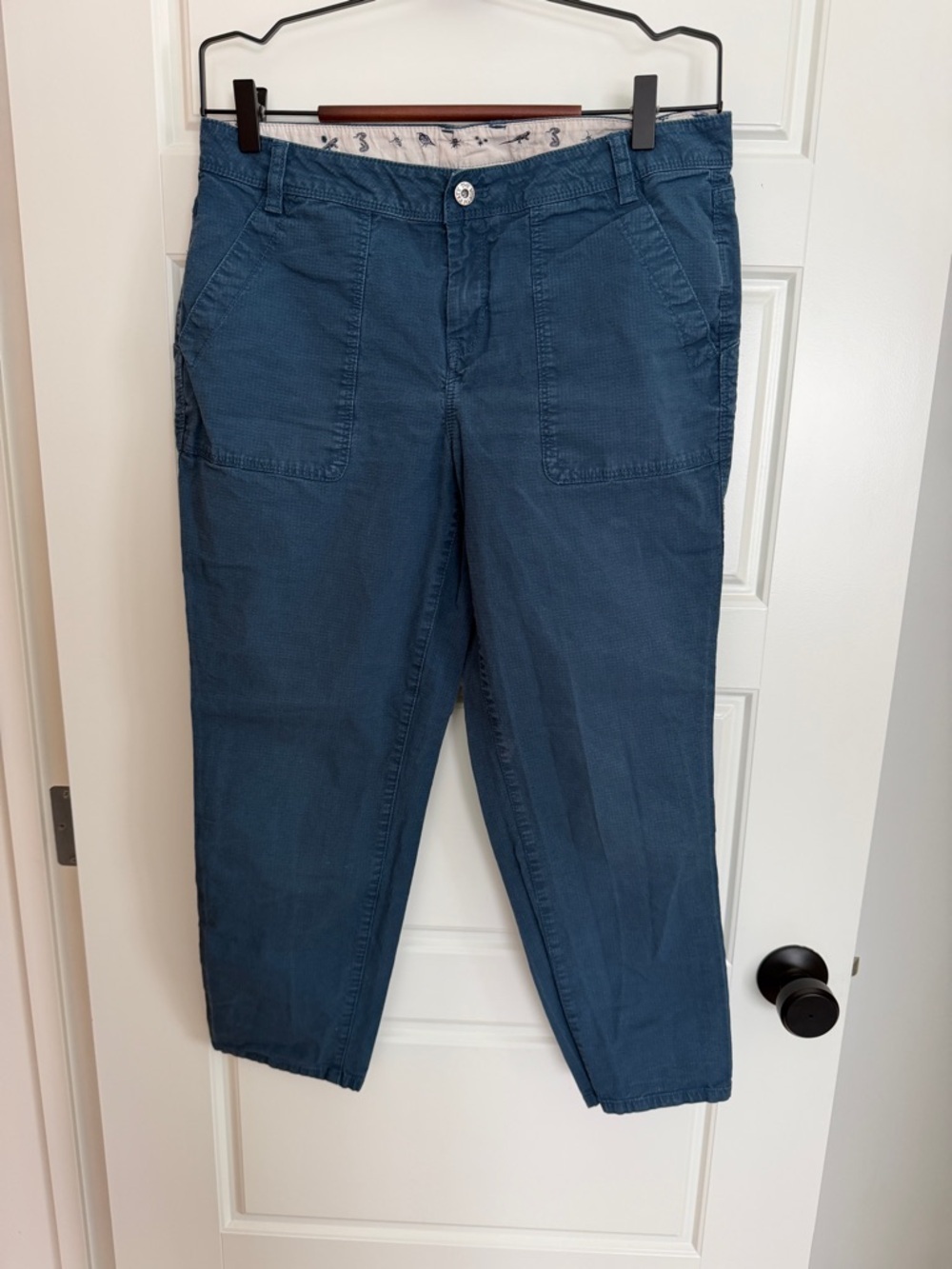The North Face Navy and White Women’s Hiking Pants